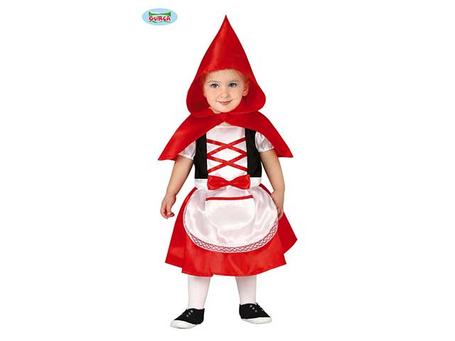 Costume da cappuccetto baby taglia 18-24 mesi