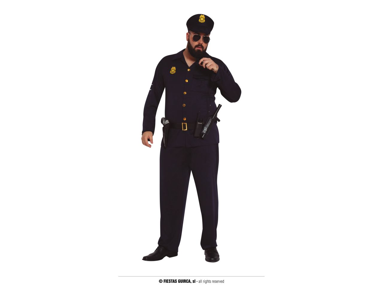 Costume da poliziotto da adulto taglia xl 54-56