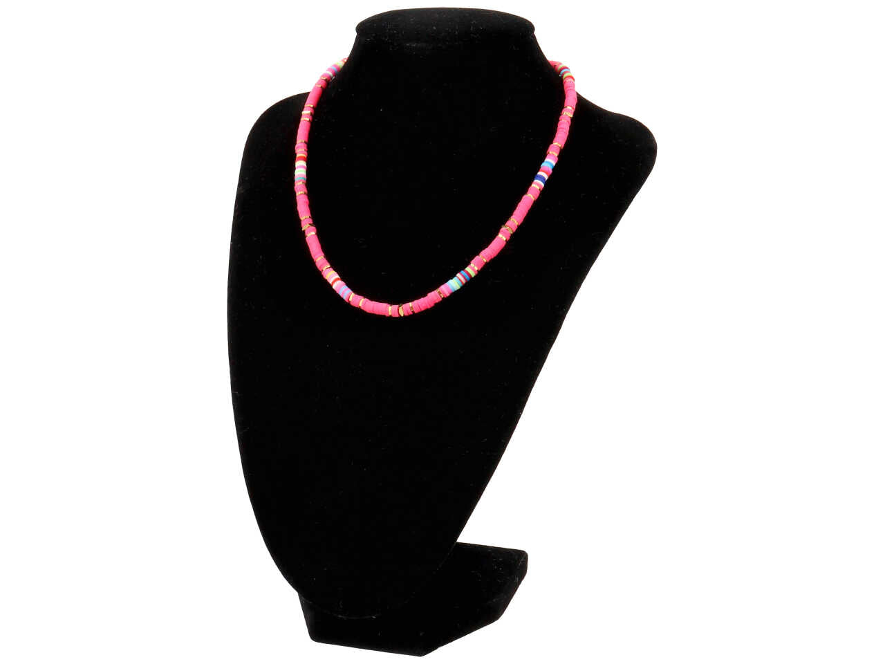 Collana c/dischi in fimo 51576