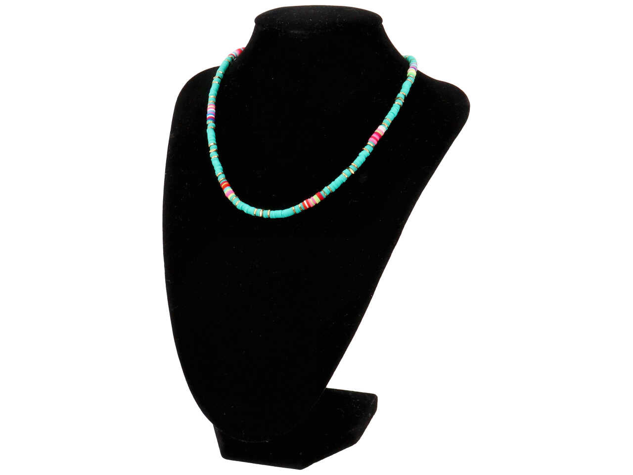 Collana c/dischi in fimo 51576