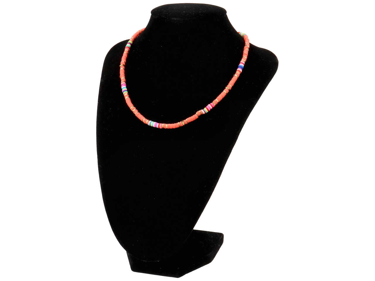 Collana c/dischi in fimo 51576