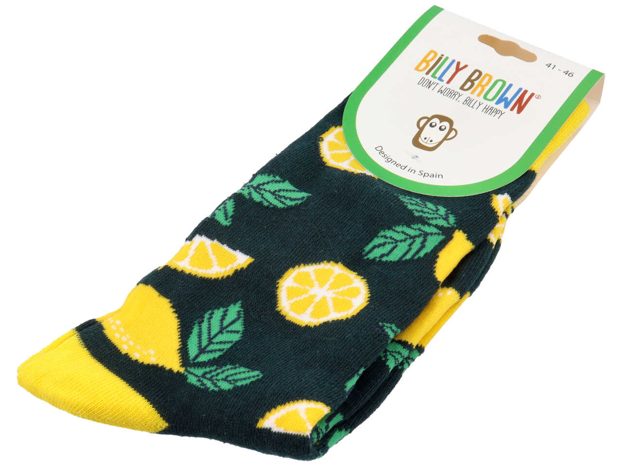 Calzini con decoro limone