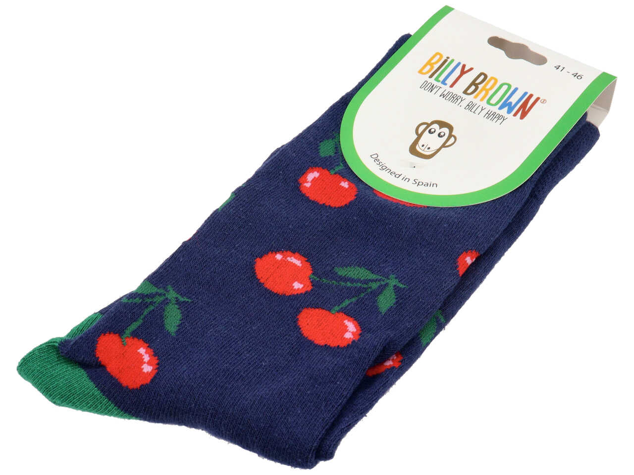 Calzini con decoro ciliegia