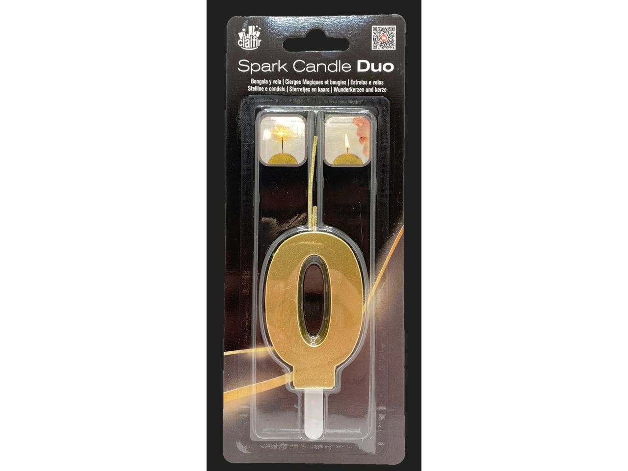 Candela duo scintille n° 0 oro