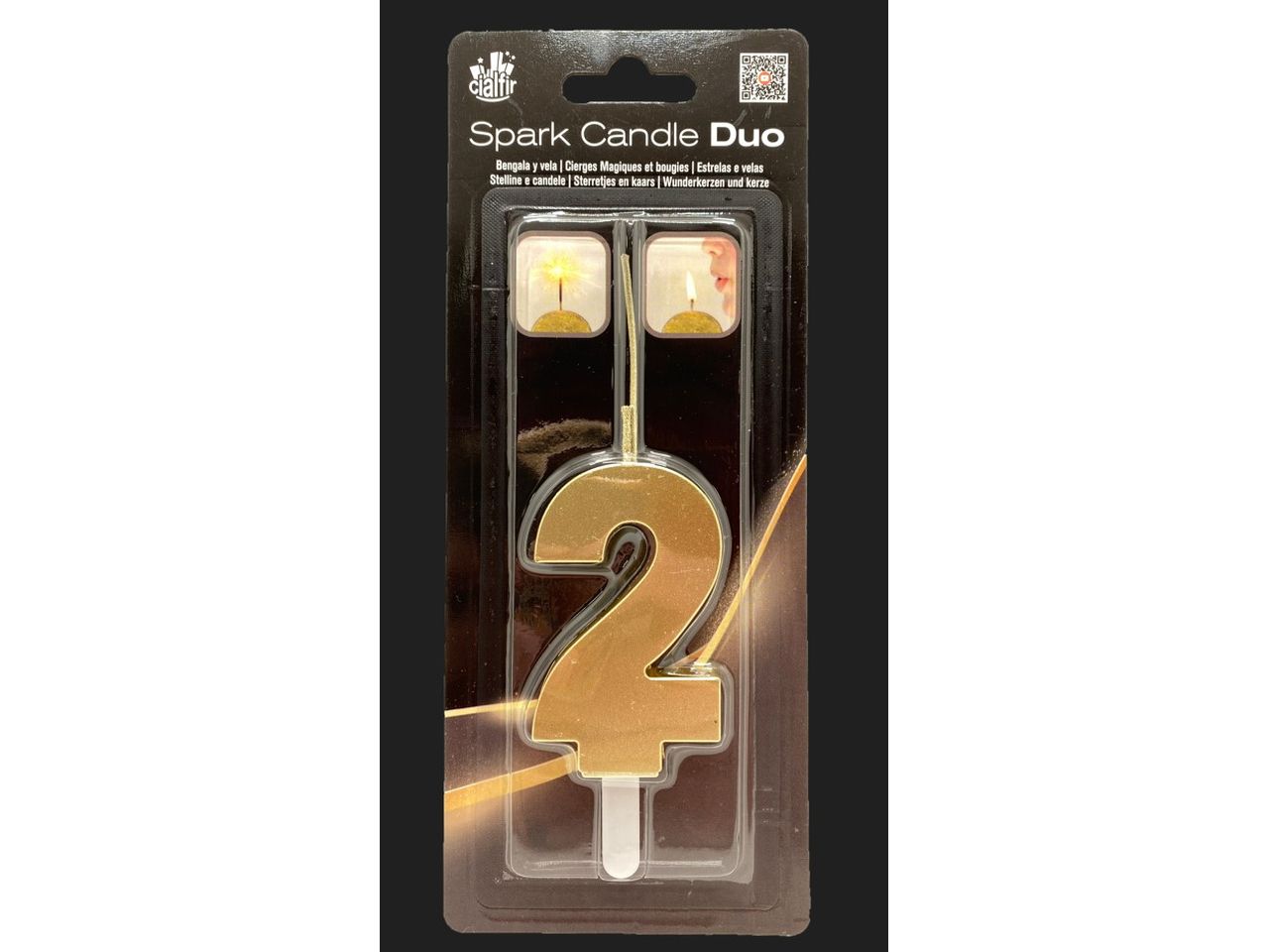 Candela duo scintille n° 2 oro