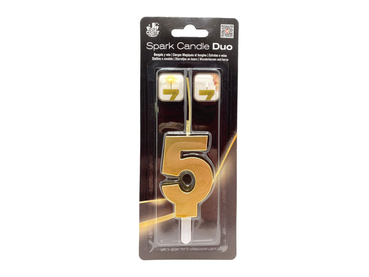 Candela duo scintille n° 5 oro