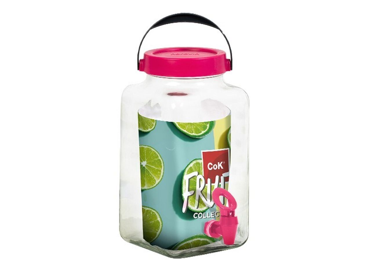 Barattolo con rubinetto fruity 3l assortito