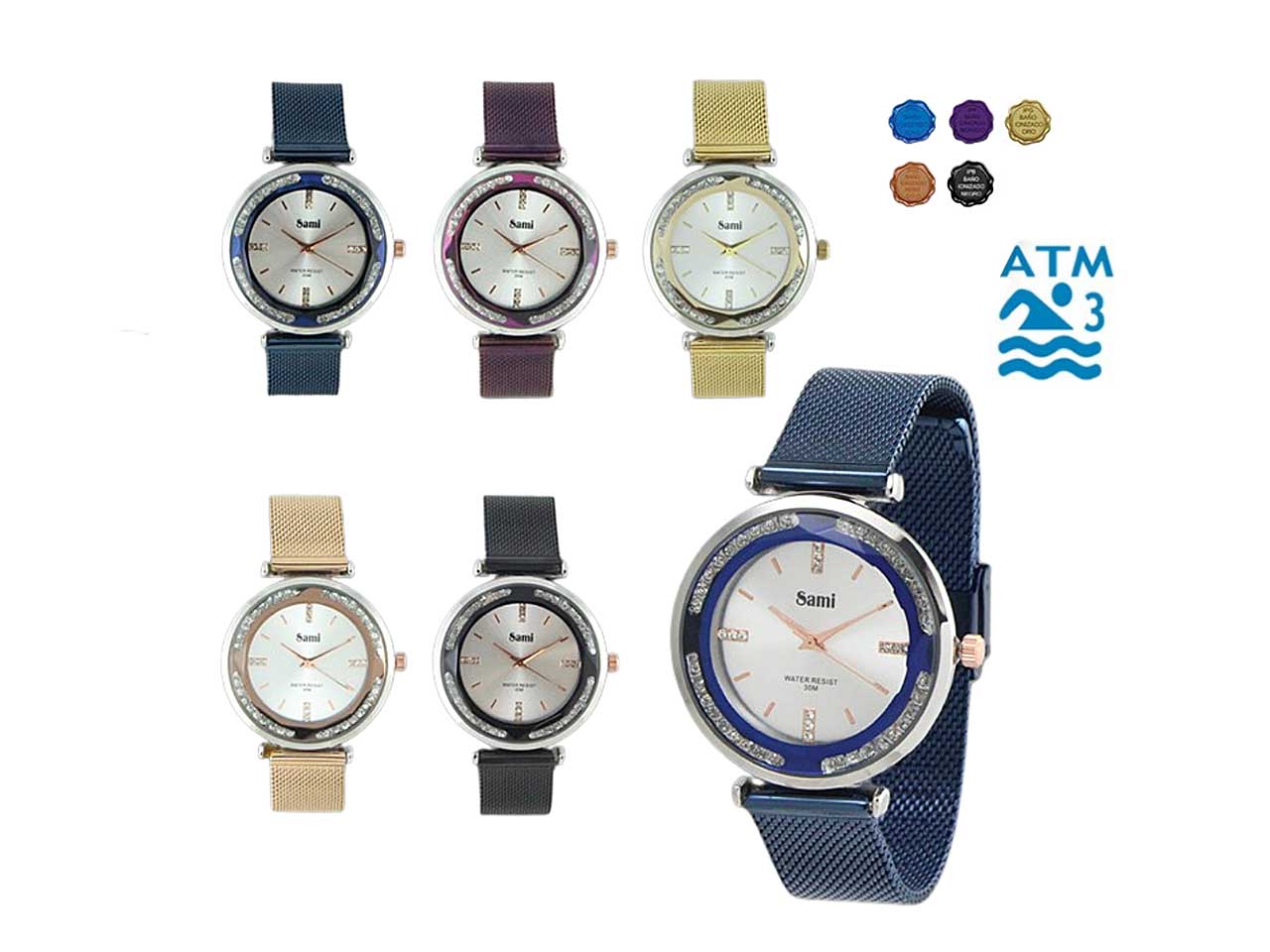 Orologio sami donna c/strass rsm-79100