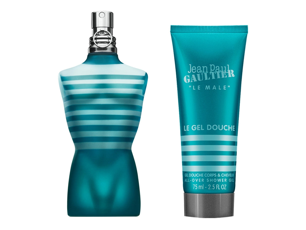Cofanetto uomo Jean Paul Gaultier Le Male con profumo Eau De Toilette 75ml e Shower Gel 75ml $
