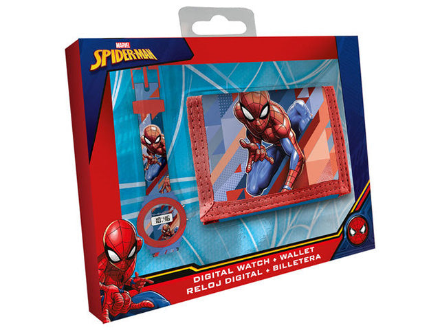 Spiderman orologio + p.fogli mv15541