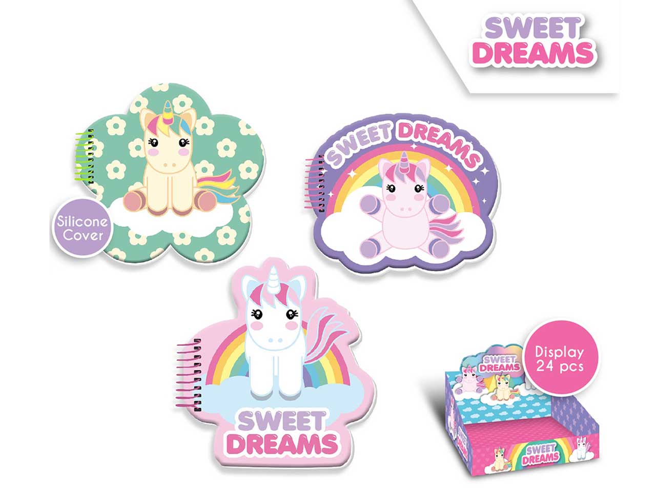 Notebook in silicone 3d sweet dreams