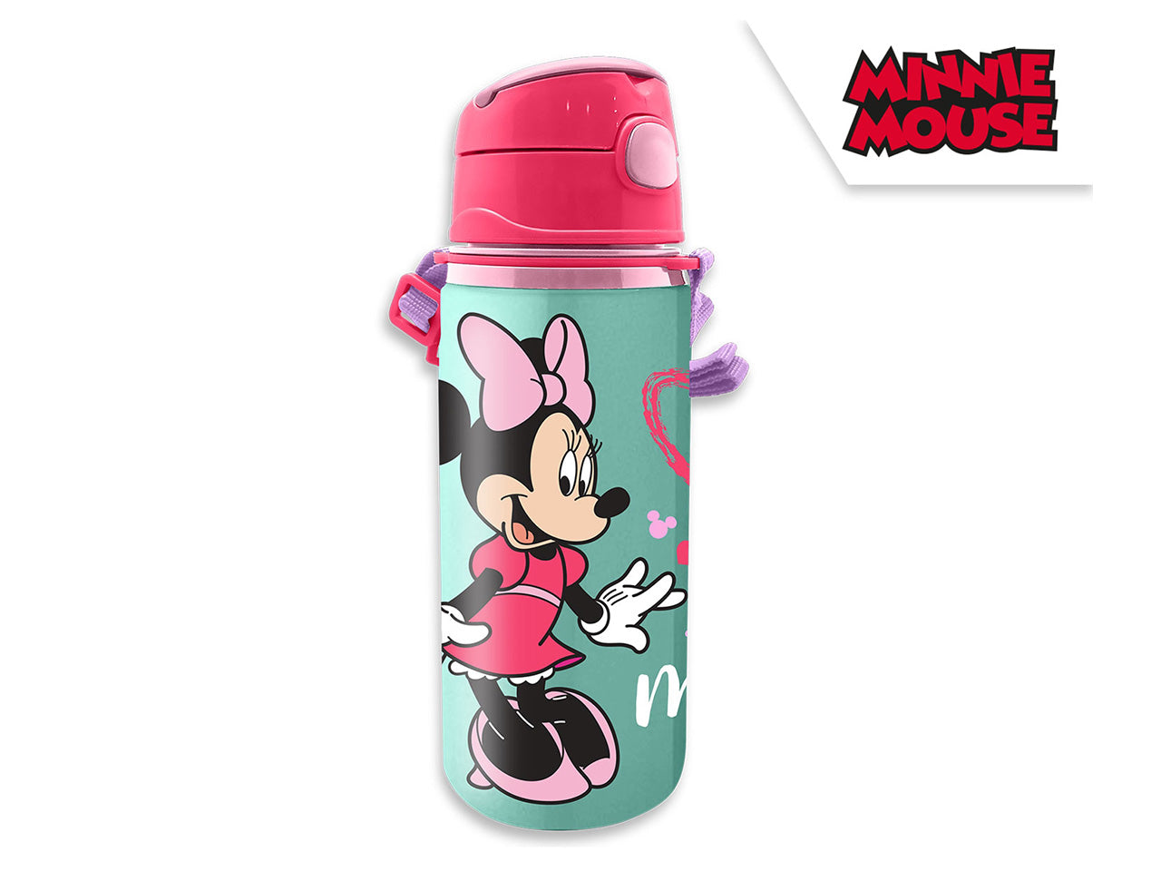 Minnie borraccia in alluminio da 600ml