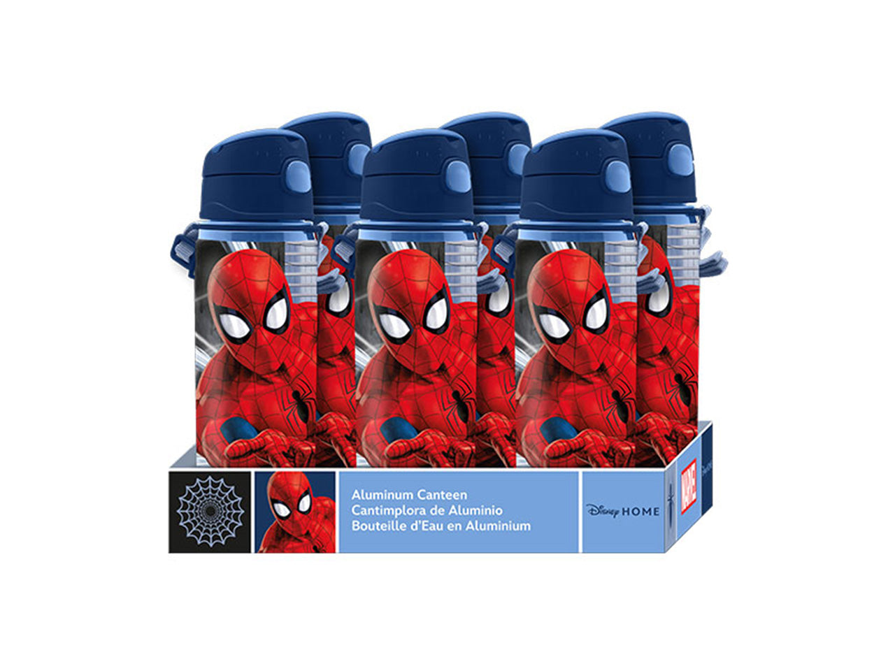Spiderman borraccia in alluminio da 600ml