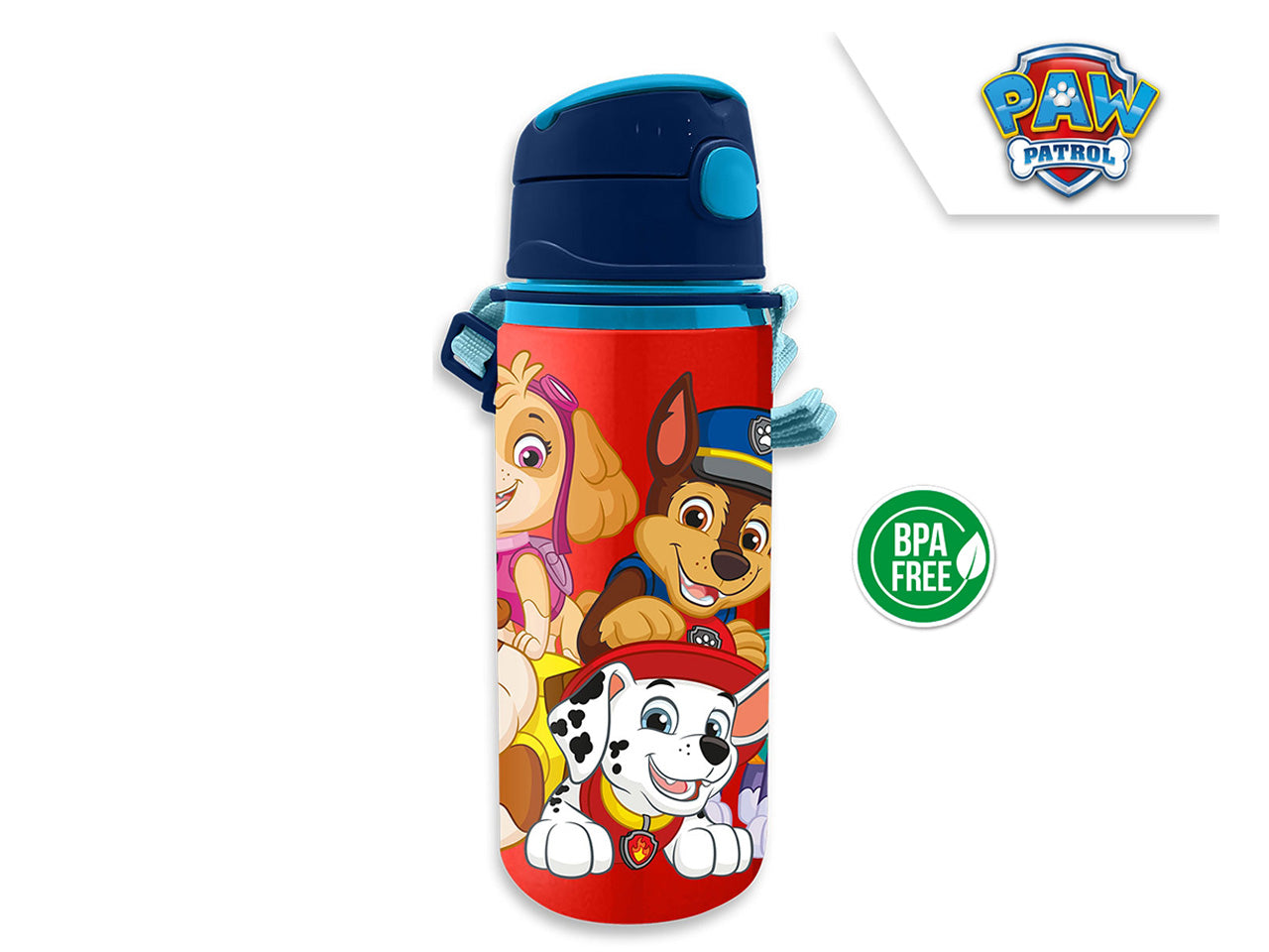 Paw patrol borraccia in alluminio da 600ml