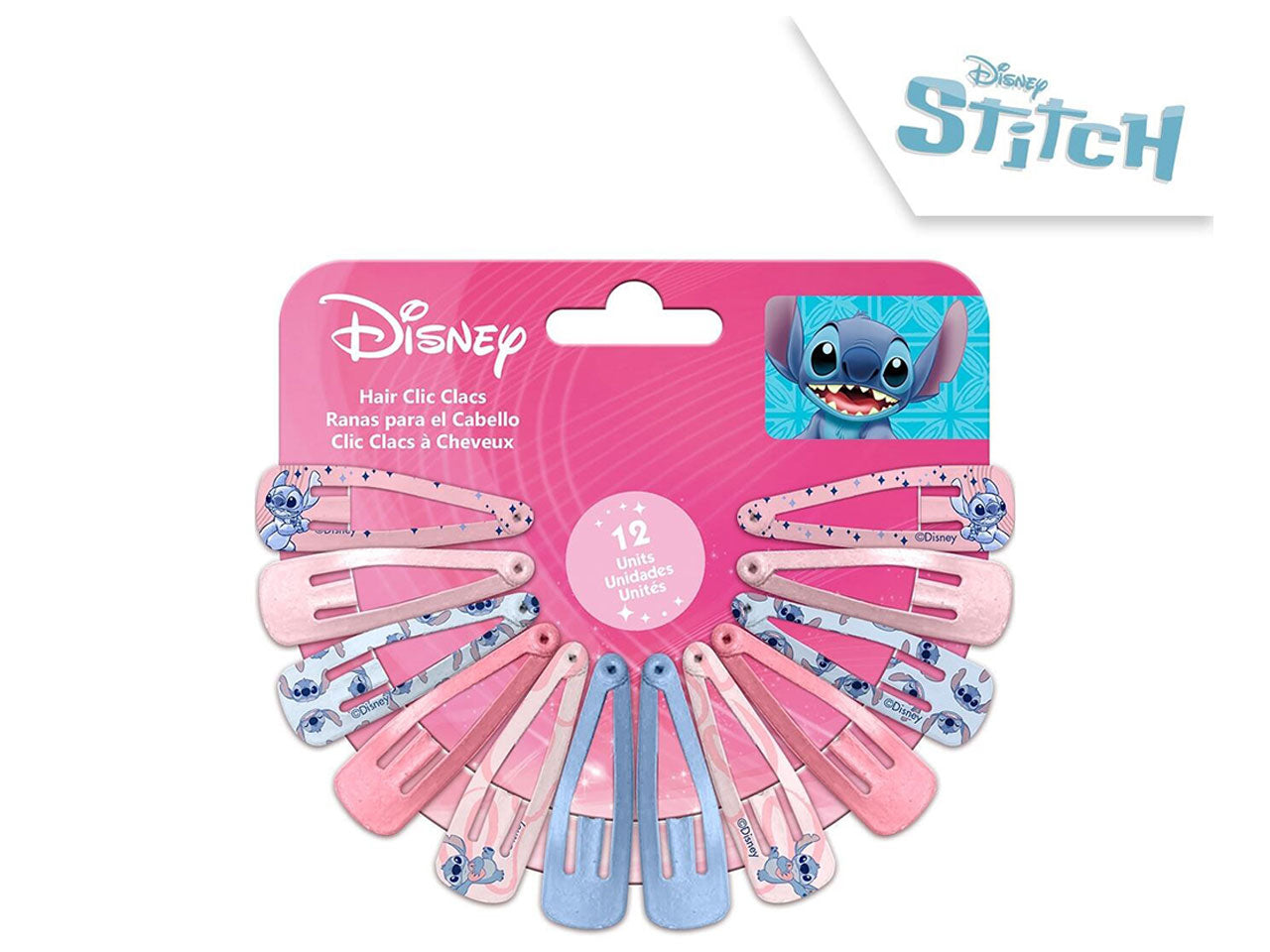 Stitch clic clac 12 pezzi