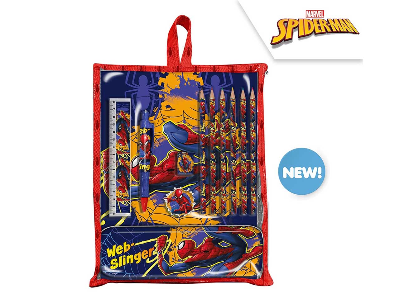 Set colori Spiderman, 12 pezzi - Marvel