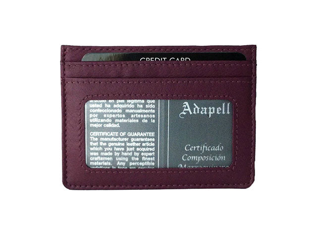 Portacarte adapell con tasche assortite lilla