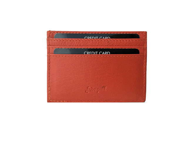 Portacarte adapell con tasche assortite arancione