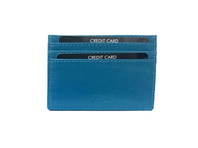 Portacarte azzurro 8020-14