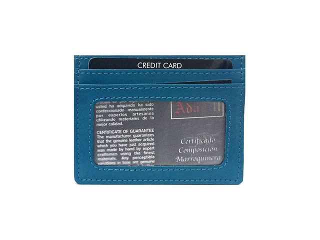 Portacarte azzurro 8020-14