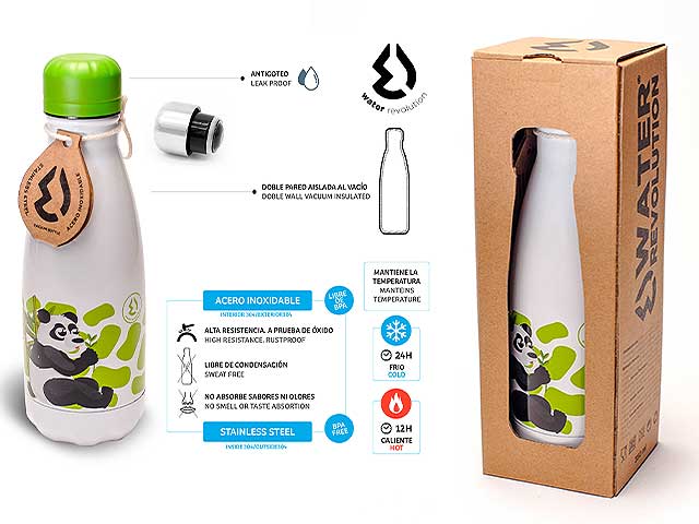 Bottiglia termica 350ml panda cr0184
