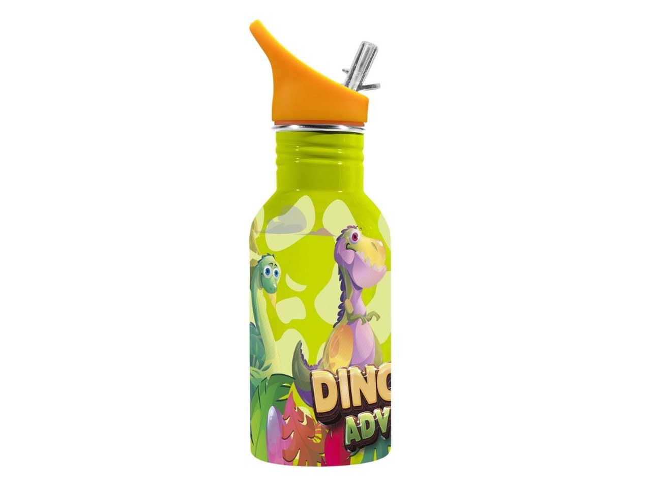 Borraccia acero in acciaio inossidabile 500ml dinoland