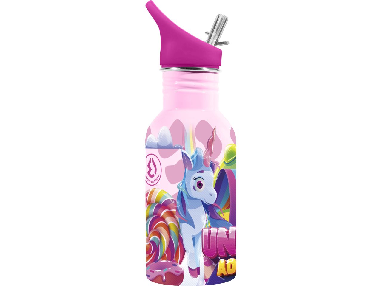 borraccia acero in acciaio inossidabile 500ml uniland