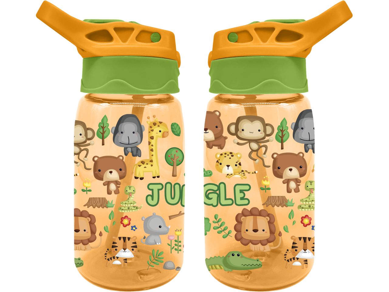 Borraccia new tritan 500 ml jungle