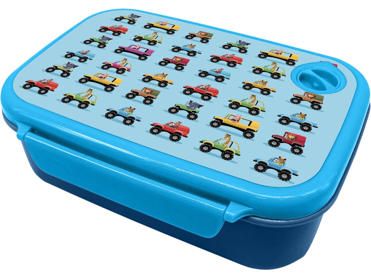 Lunch box in plastica 800ml cars