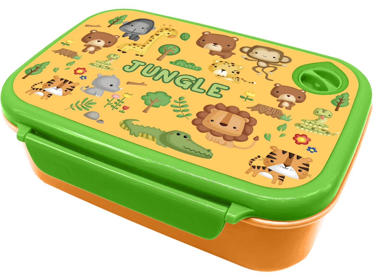 Lunch box in plastica 800ml jungle