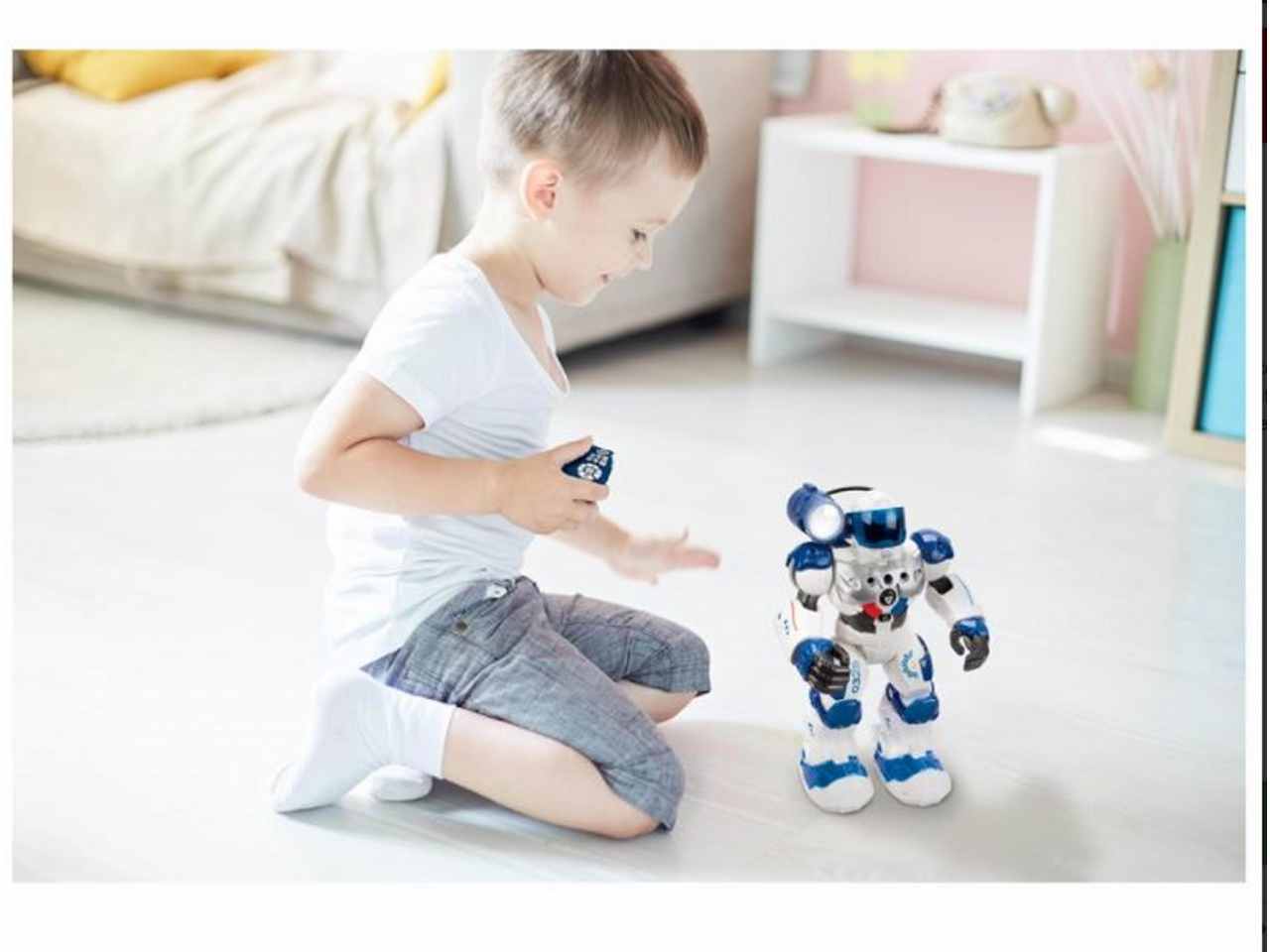 Robot blu rocket patrol bot xtm380972