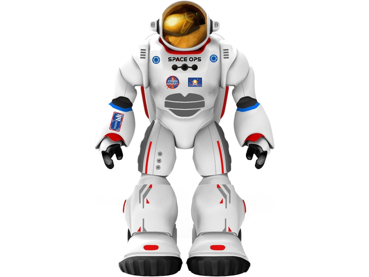 Robot blue rocket - charlie the astronaut