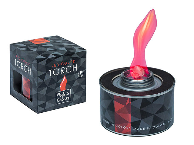 Torcia da giardino color rosso 300ml