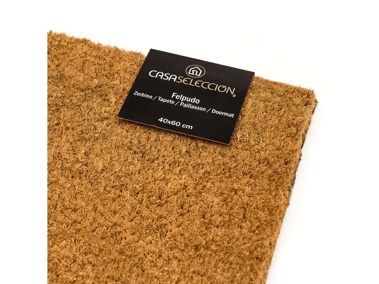 Zerbino sambuco in fibra di cocco misura 60x40x1,50cm