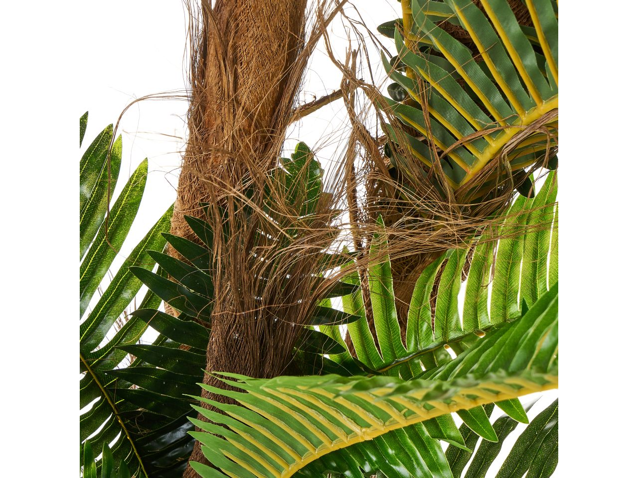 Pianta di palma in plastica misura 40x40x150cm