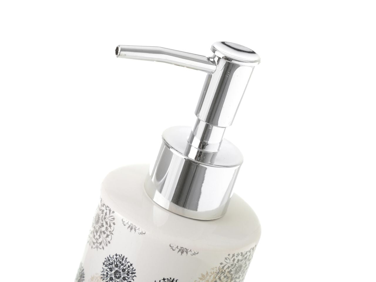 Portaspazzolino e dispencer bagno air in ceramica misura 6,50x6,50x19cm