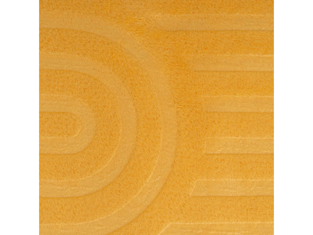 Coperta di flanella con rilievo in poliestere colore ocra misura 130x160cm uia