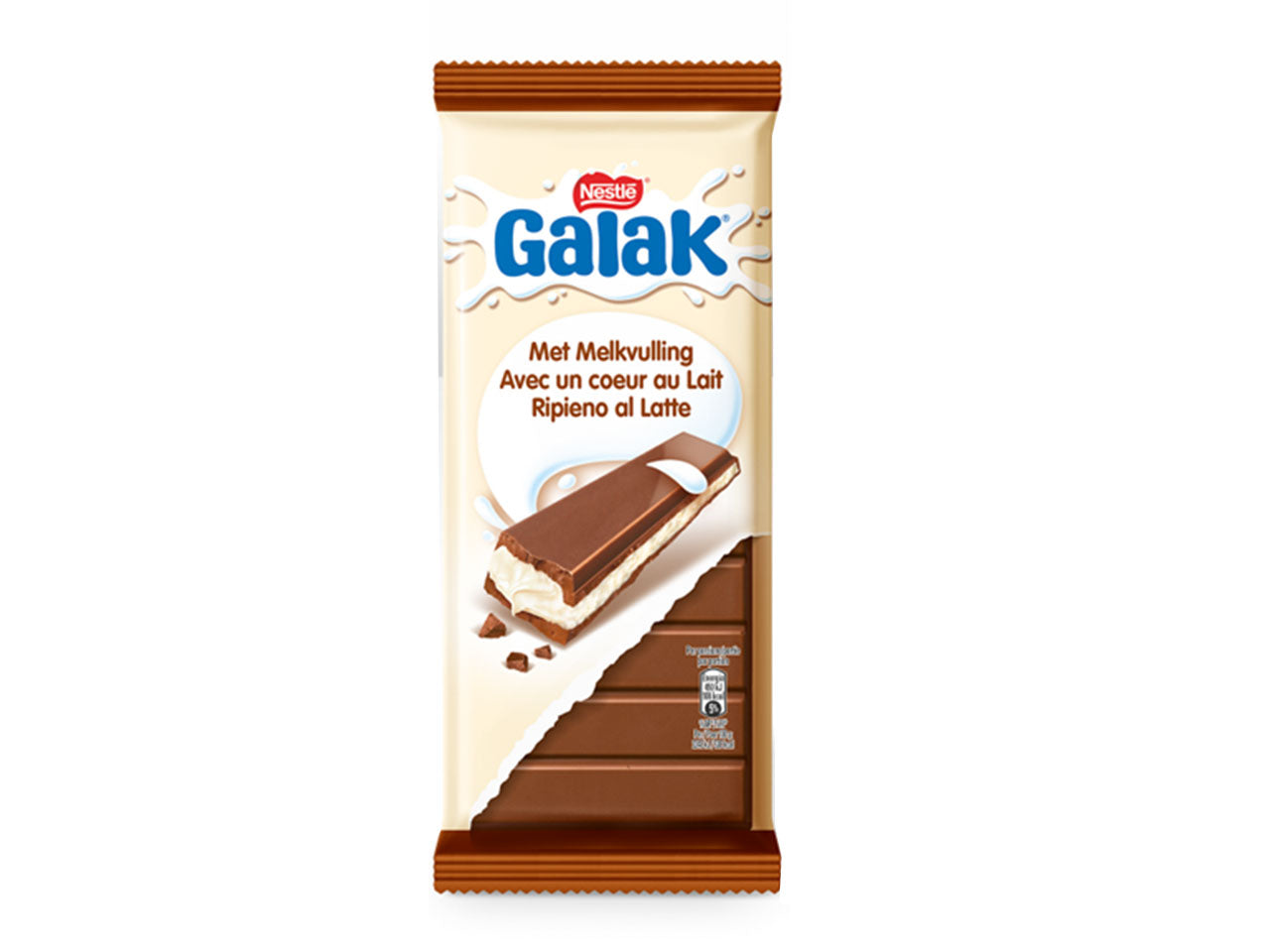 Galak choc milk with filling 100g