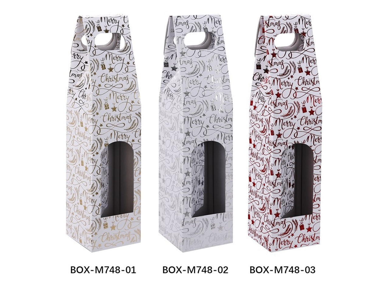 Scatola porta bottiglie 8.8x38.5x8cm-disponibile in 3 assortimenti