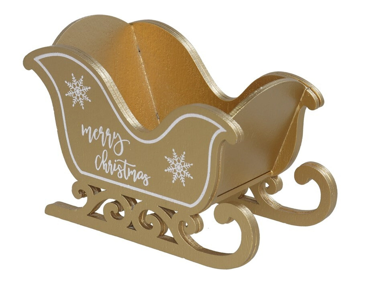 Slitta oro 11,5x6.5x8,5 cm