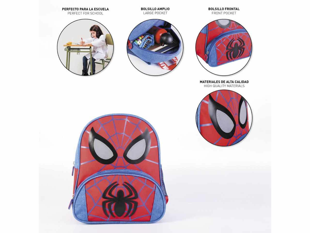 Spiderman zaino asilo
