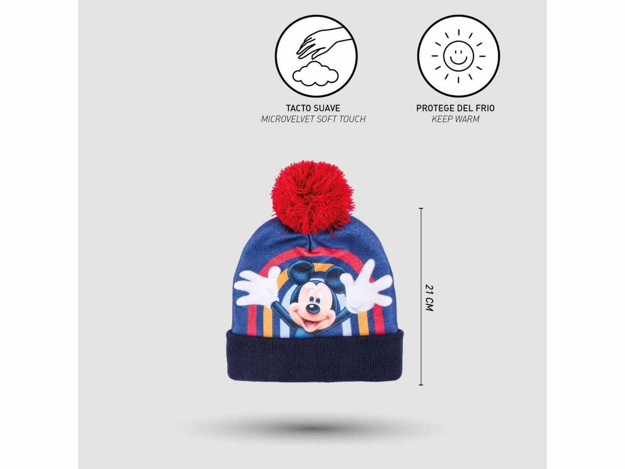 Mickey cappello con guanti