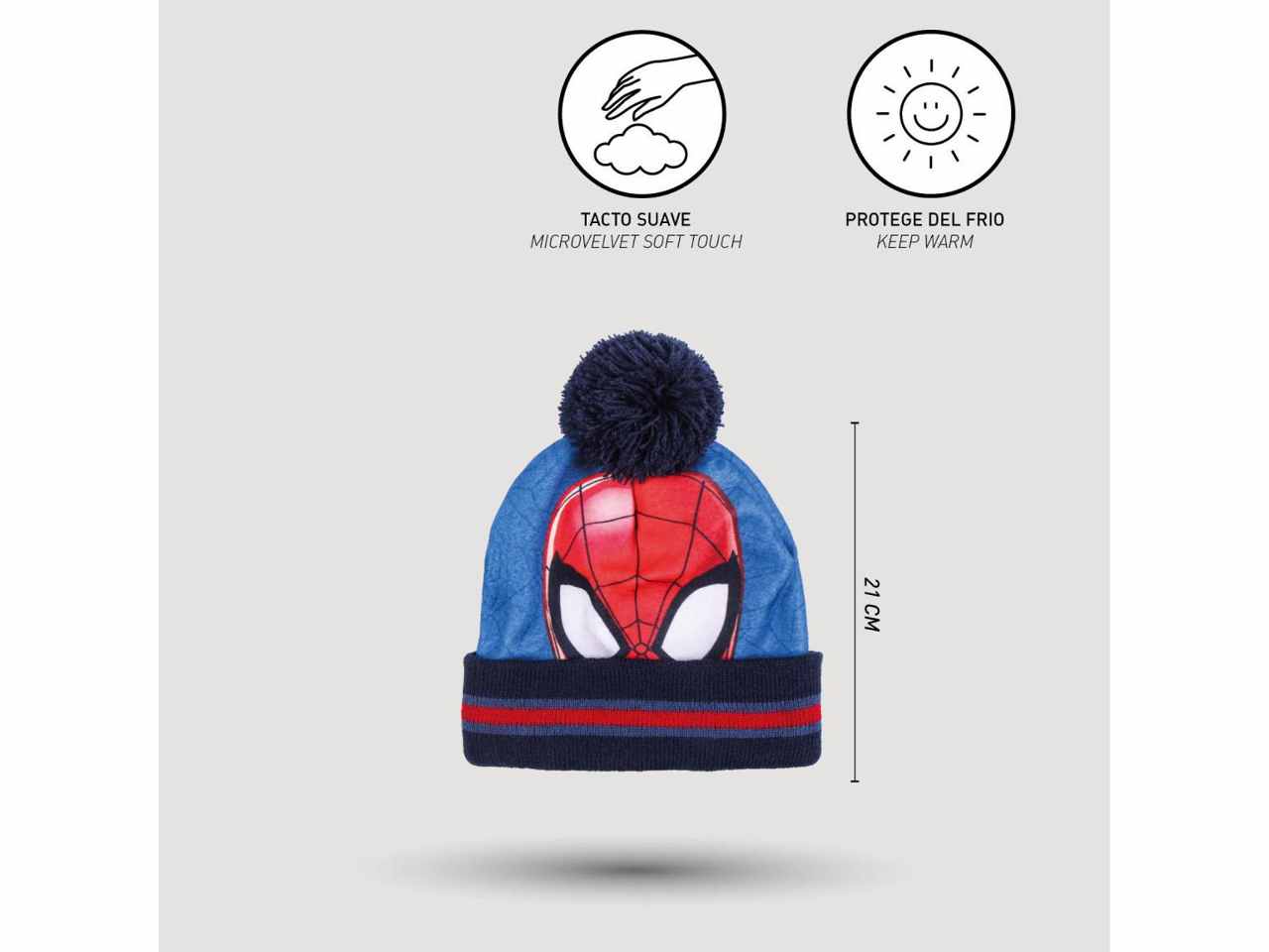 Spiderman cappello con guanti