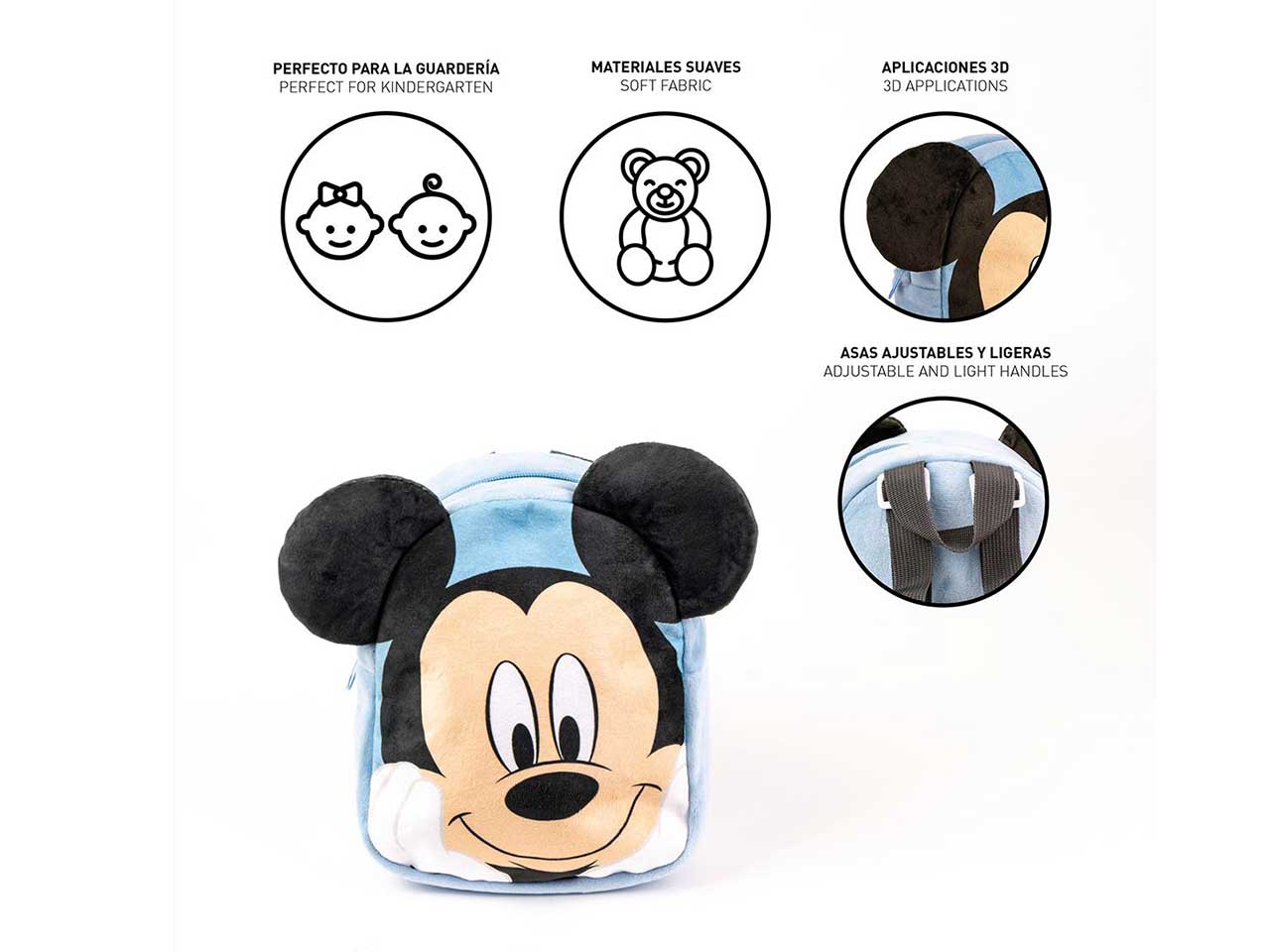 Topolino zaino peluche