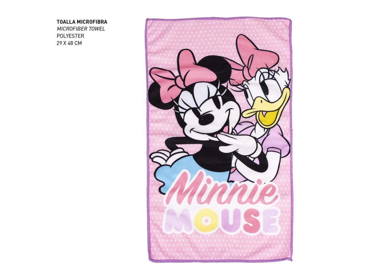Minnie beauty case - il beauty comprende bicchiere spazzola e tovaglietta