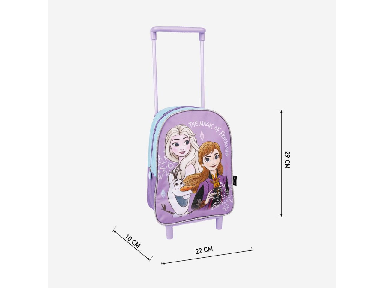 Zaino per bambini trolley scolastico frozen