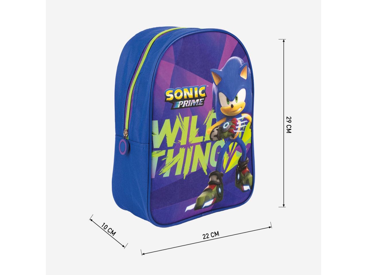 Zaino per bambini scolastico sonic prime