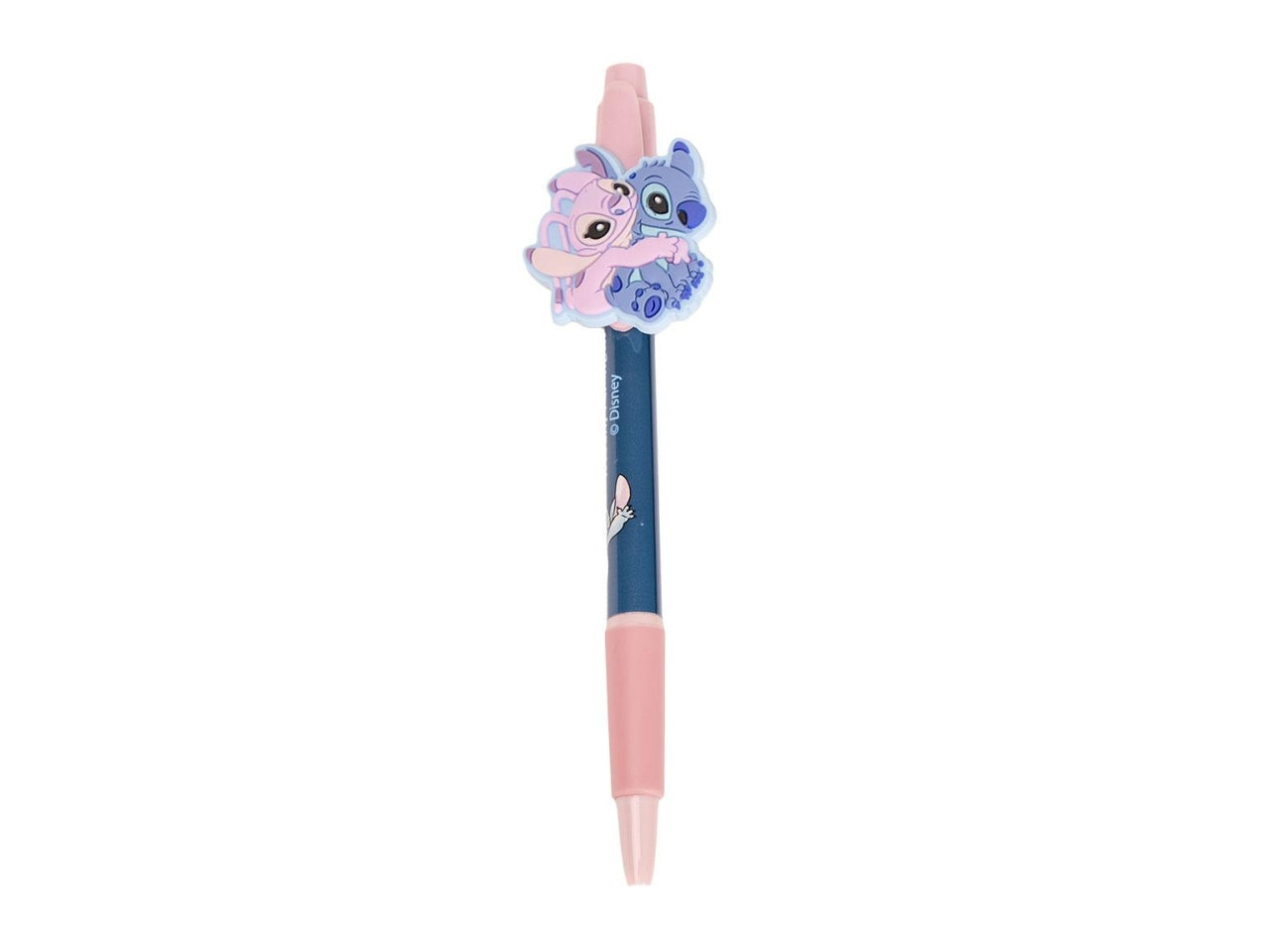 Stitch diario rosa e blu con penna a scatto 20,5x14 cm - Cerdà