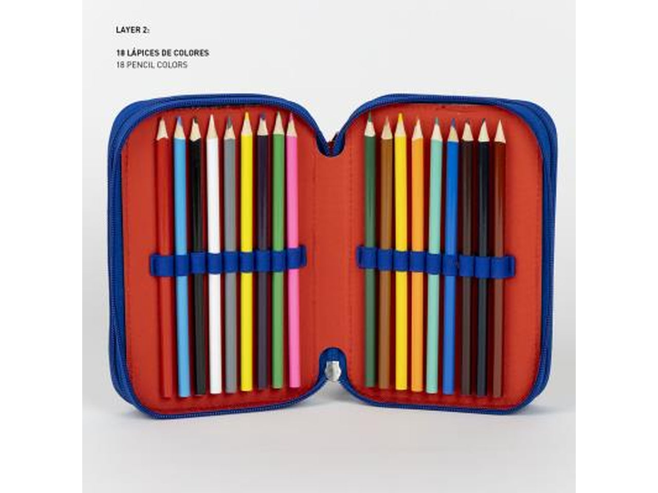 Astuccio Avengers 3 cerniere da bambino 13x7x19,5 cm - Cerdà