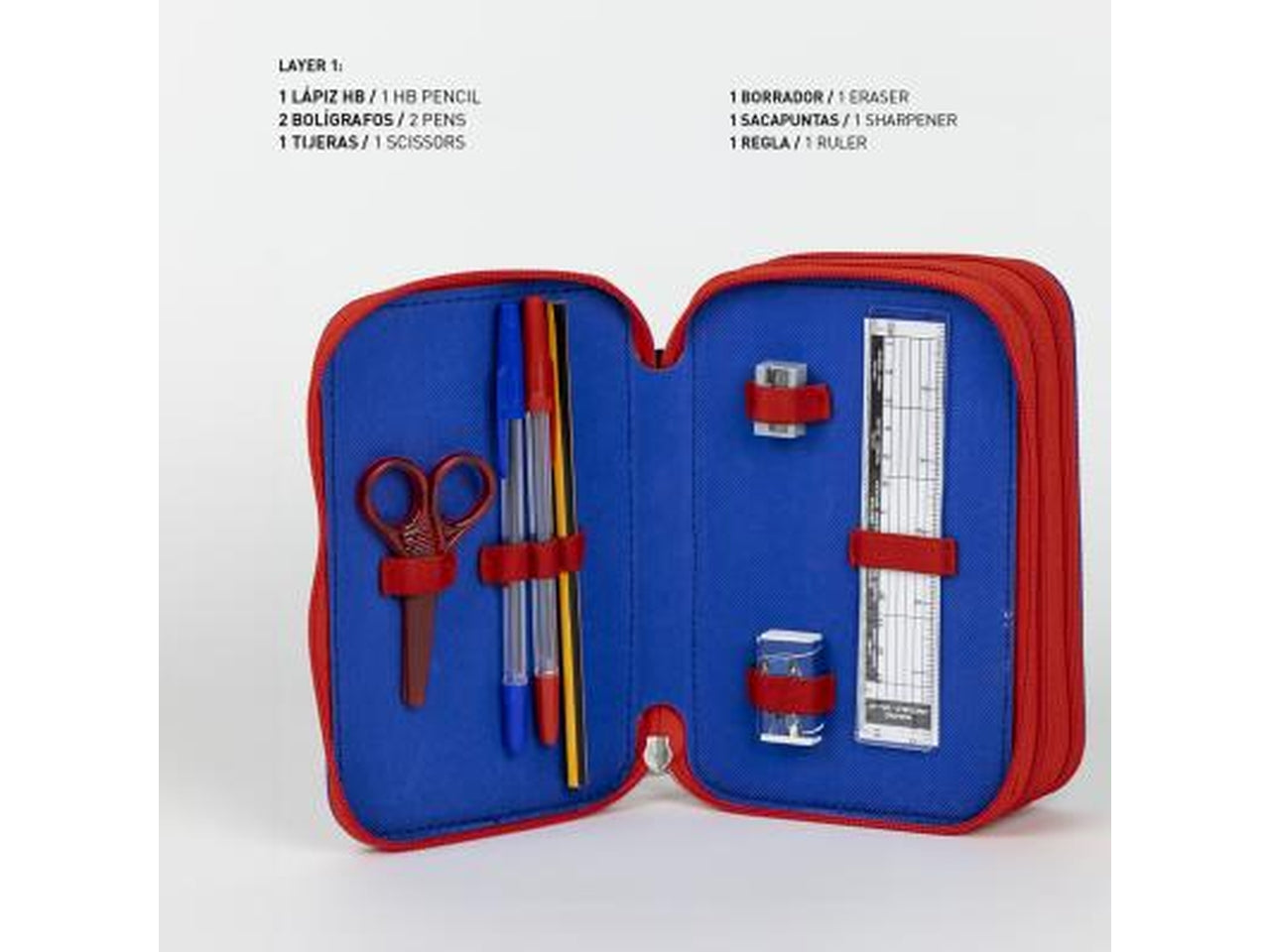 Astuccio Sonic 3 cerniere da bambino 13x7x19,5 cm - Cerdà